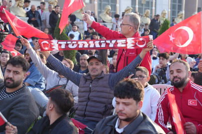 Ankara Keçiören'de milli heyecan